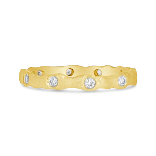 Diamond Freeform Band Ring