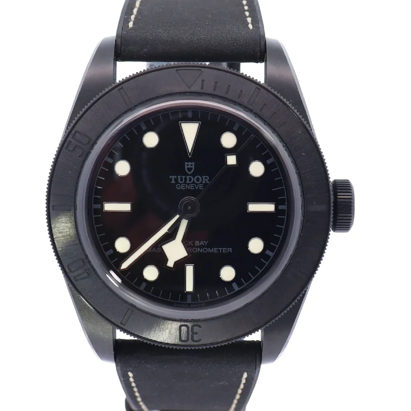 Tudor Black Bay Ceramic 41mm Black Dot Dial Watch Reference# 79210CNU