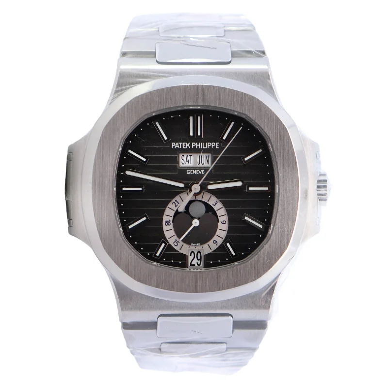 Patek Philippe Nautilus 40.5mm Grey Dial Watch Ref# 5726/1A-001