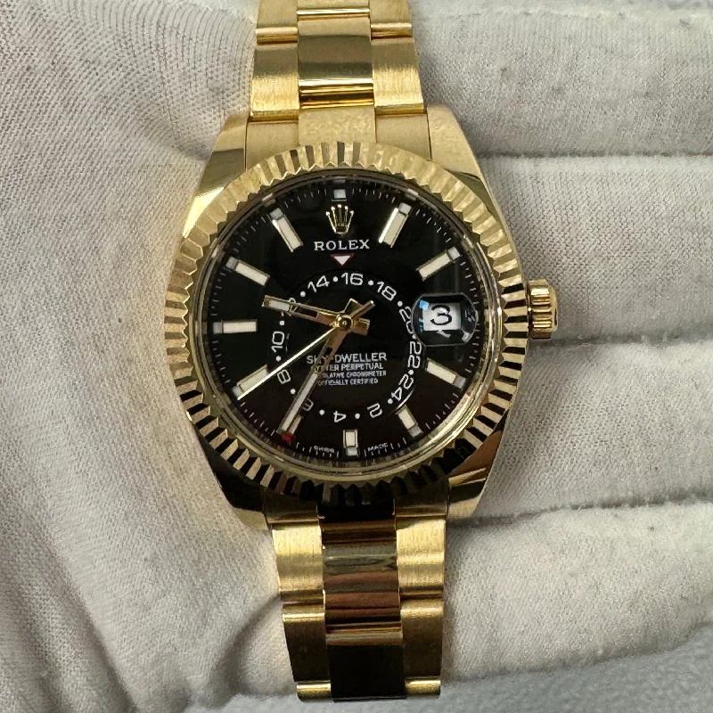 Rolex Sky-Dweller 42mm Black Dial Ref#326938