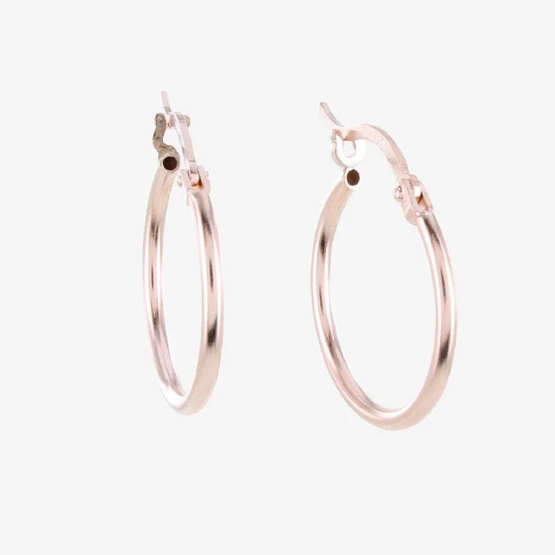 diamond drop earrings for women -Sterling Silver and Gold Plated Clip Hoop Earrings