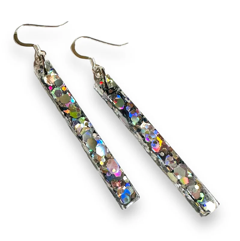 bohemian earrings for women -Bar Earings/ Modern Resin Earrings/ Resin Stick Earrings