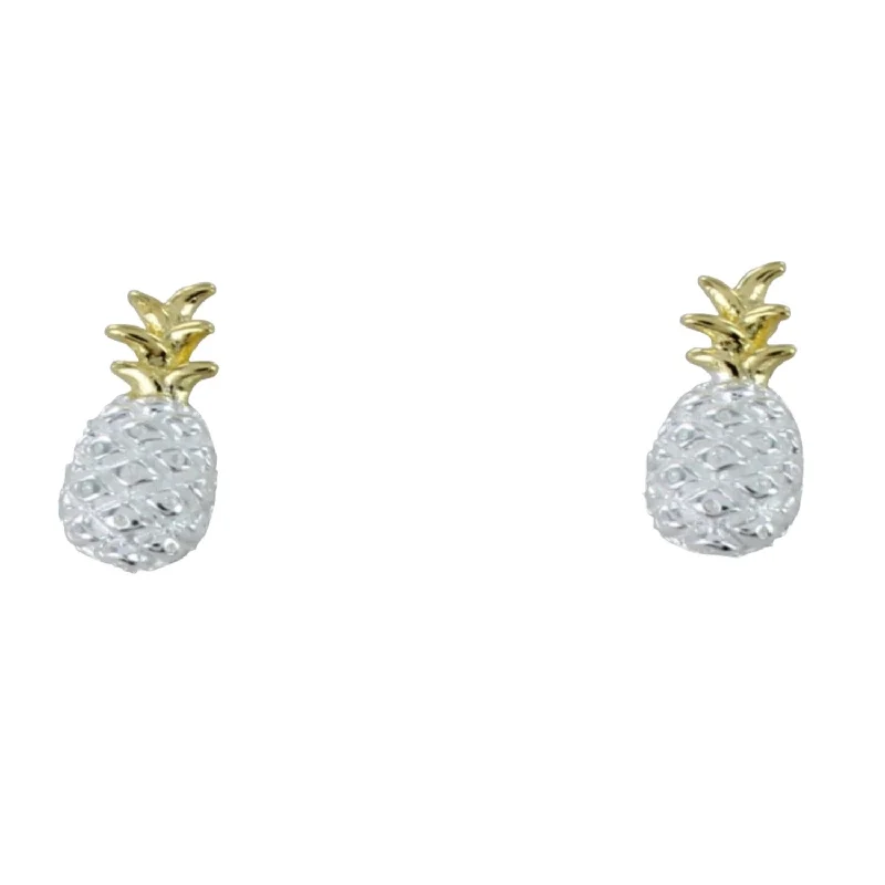 stylish engagement rings for women -Pineapple Stud Earrings