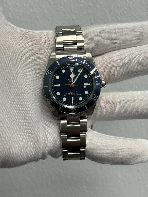 Tudor Black Bay Fifty-Eight Stainless Steel 39mm Blue Dot Dial Watch Reference# 79030B