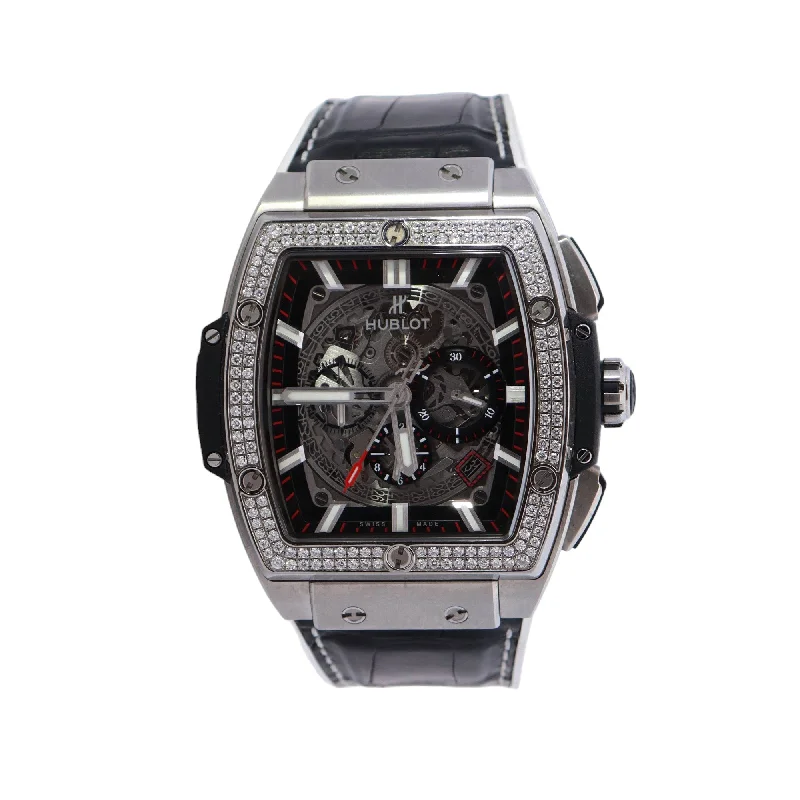 Hublot Spirit Of Big Bang 44mm Skeleton Dial Watch Ref# 641.NM.0173.LR