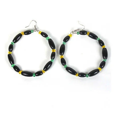 drop earrings for women -Royal Empress Earrings Jamaica Rasta Irie Earrings Marley Reggae Jamaica NEW