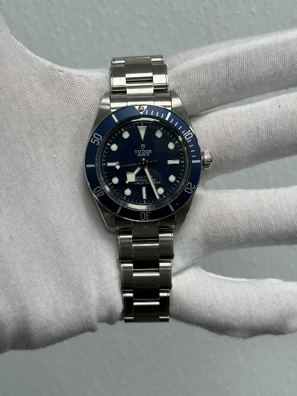 Tudor Black Bay Fifty-Eight Stainless Steel 39mm Blue Dot Dial Watch Reference# 79030B