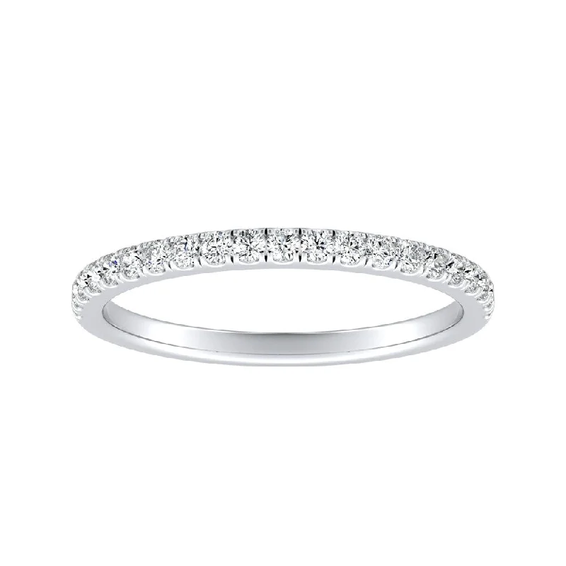 engagement rings with intricate details -Auriya 1/5ctw Round Diamond Wedding Band 14k Gold