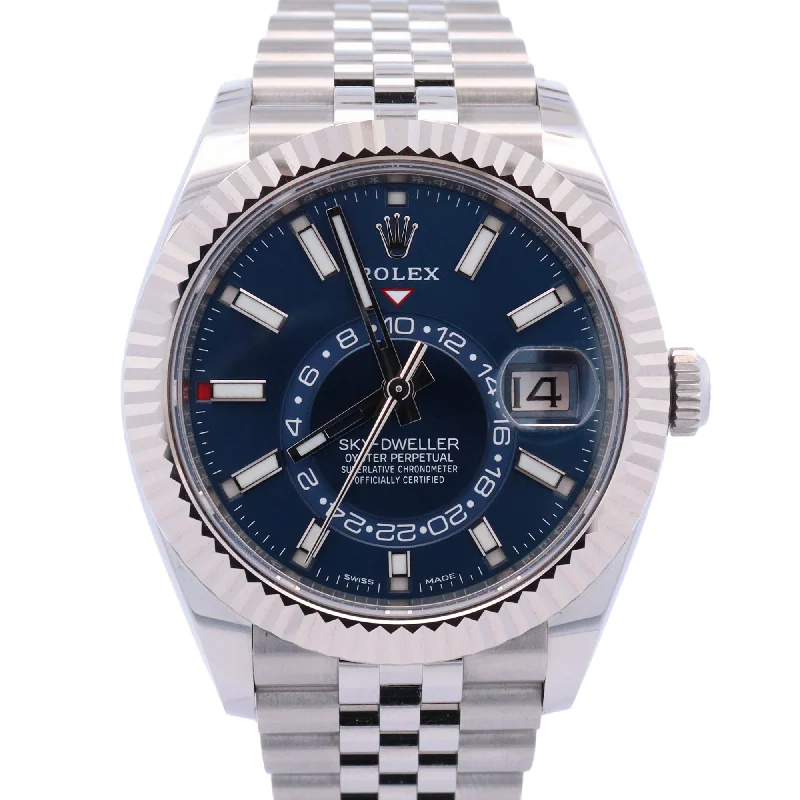 Rolex Sky Dweller 42mm Blue Dial Watch Ref# 336934