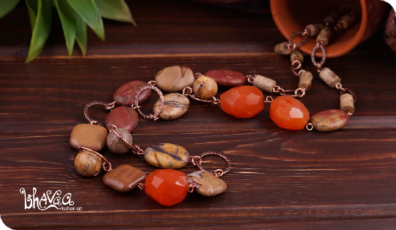 oval pendant necklaces for women -Rustic Elegance M1-0050