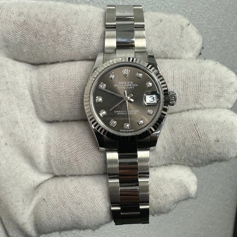 Rolex Datejust 31mm Rhodium Dial Ref# 278271