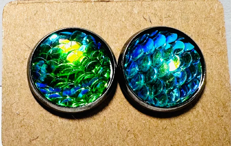 Green/Blue/Dark Silver