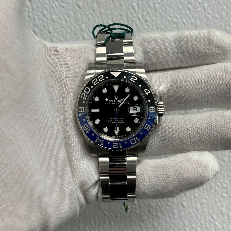 Rolex GMT-Master II 40mm Black Dial Watch Ref# 126710BLNR