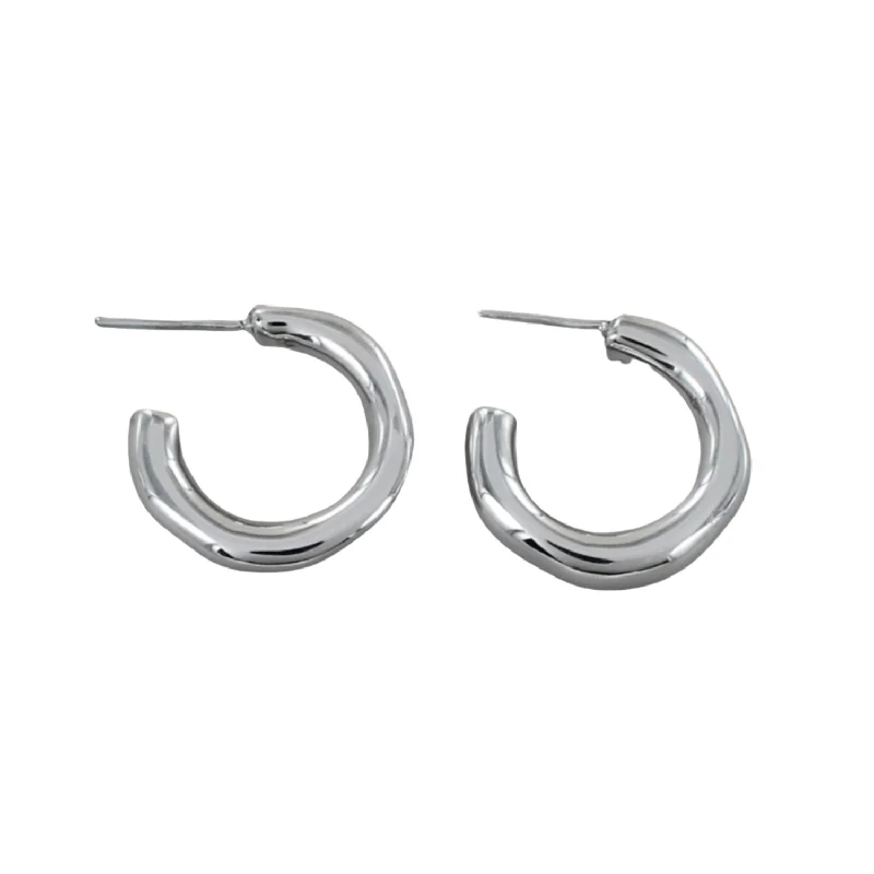 wedding rings for brides -Orbit Hoop Earrings