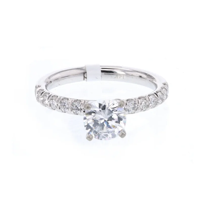 affordable moissanite engagement rings -0.47 ctw Diamond Band